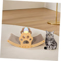 Rocking Cat Scratch Lounger Bed, Interactive Swing Scratch Pad for Indoor Cats
