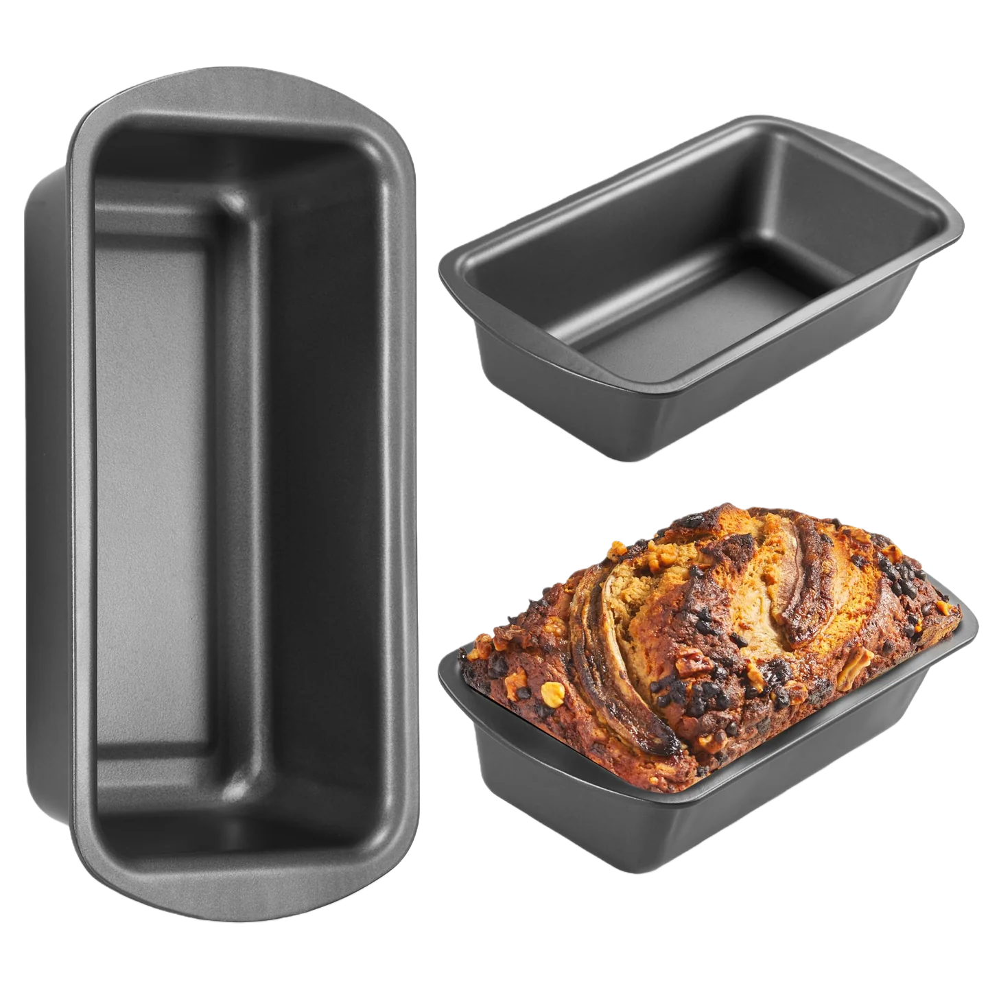 Nonstick Loaf Pan, 8.5×4.5 (3-Pack)