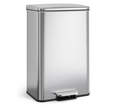 2x8 Gal (2x30L) Double Compartment Stainless Steel Recycling Trash Can with Soft Close Lids