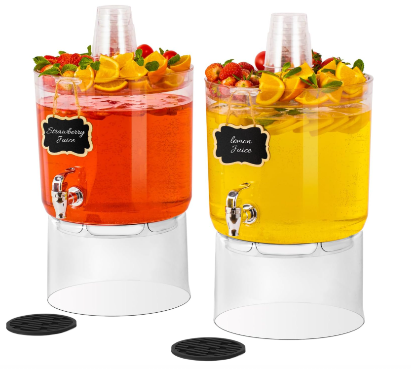 2 Gallon Beverage Dispenser with Stand & Spigot