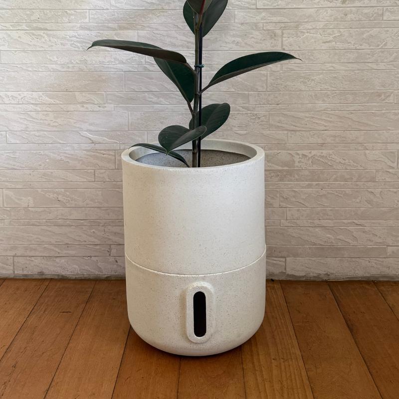 33x25 Urban Sprout Plant Pot, Germination Decor Planter for Home Patio Gardening