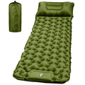 Compact Ultralight Camping Air Mattress, Inflatable Sleeping Mat with Foot Pump & Pillow for Outdoor Hiking Backpacking