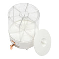 6 Compartment Rotating Dry Food Grain Storage Dispenser