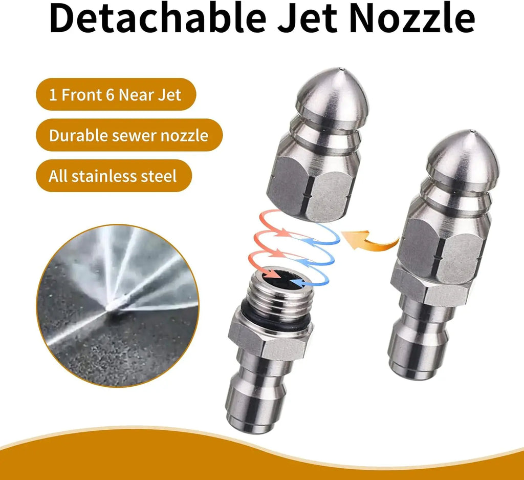 4000 PSI Sewer Jetter Kit for Pressure Washer