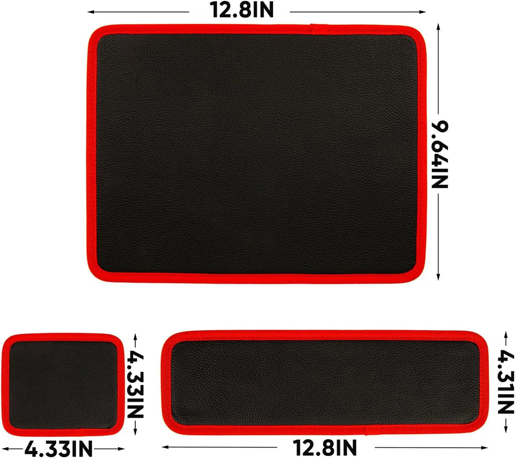 3 Pack Non-Slip Flexible Magnetic Tool Tray Set