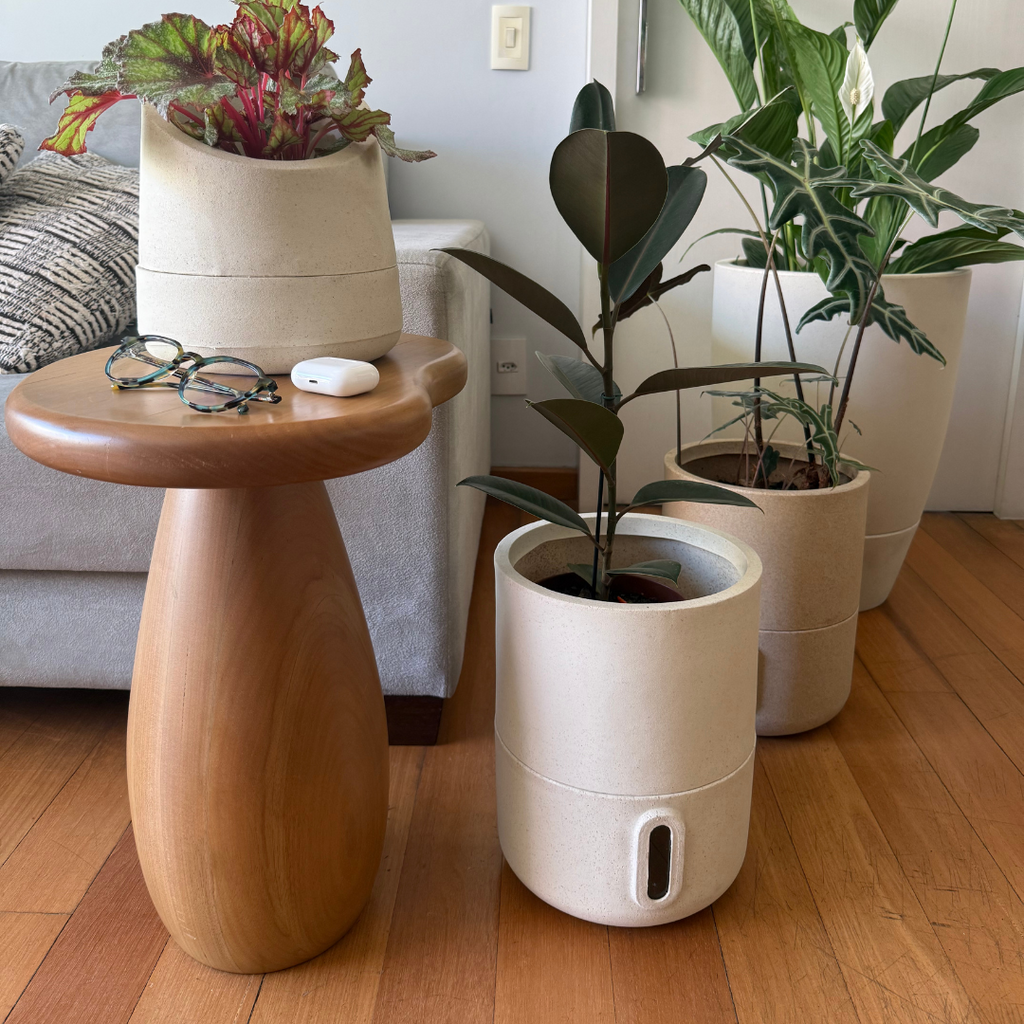 33x25 Urban Sprout Plant Pot, Germination Decor Planter for Home Patio Gardening