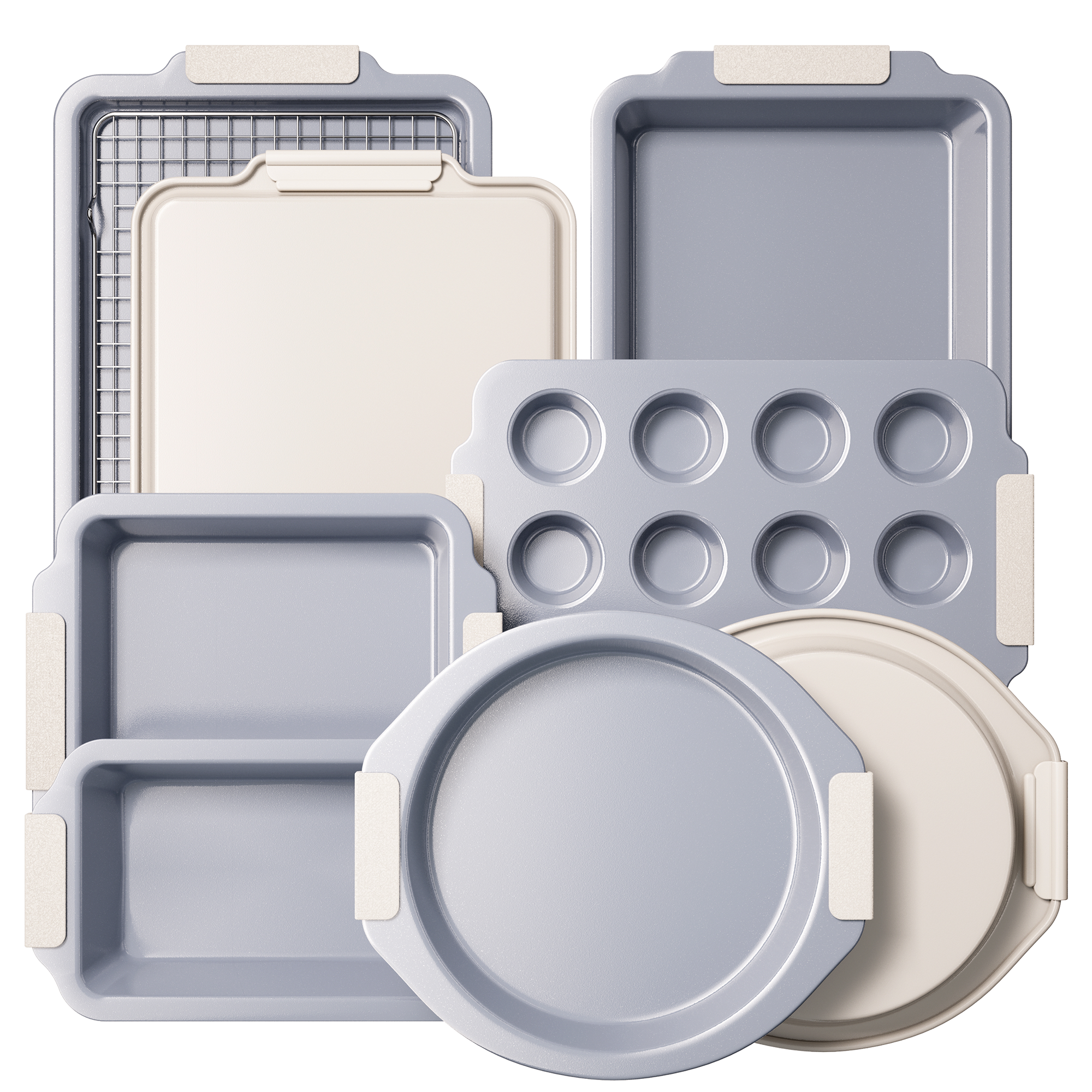 Ceramic Nonstick Bakeware Set (9-Piece)