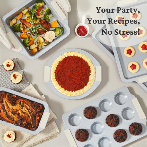 Ceramic Nonstick Bakeware Set (9-Piece)