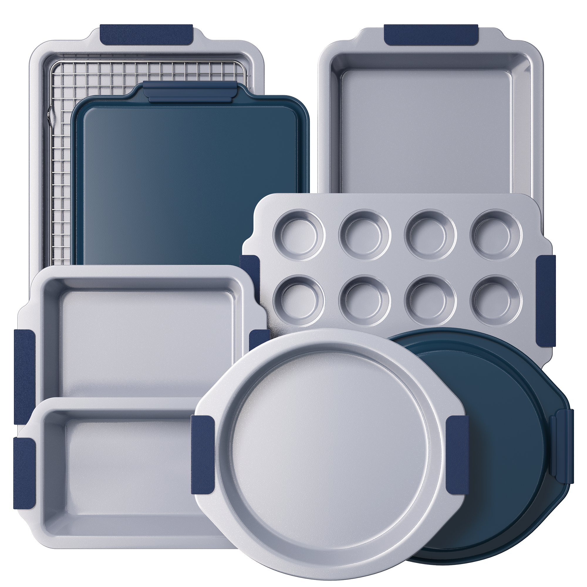 Ceramic Nonstick Bakeware Set (9-Piece)