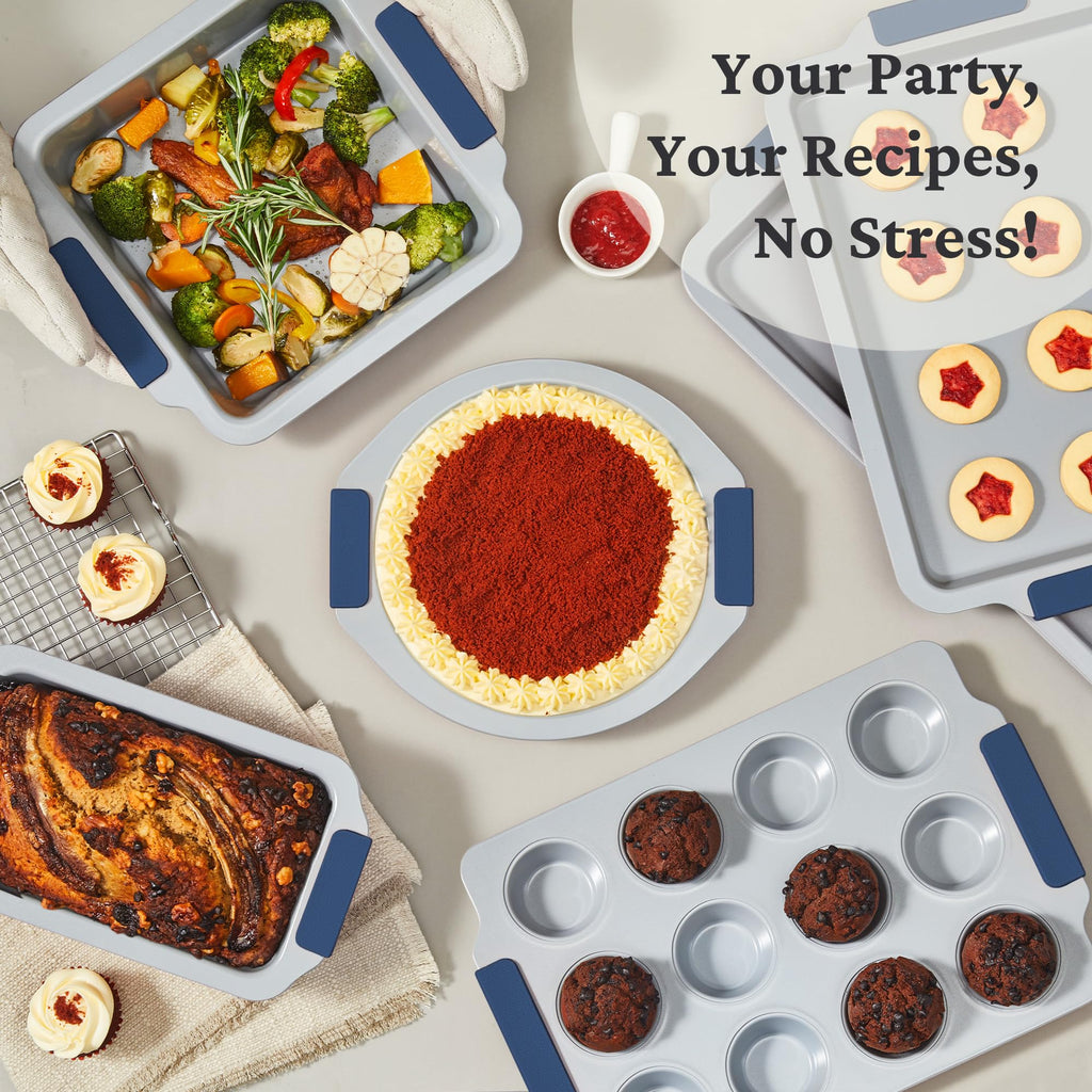 Ceramic Nonstick Bakeware Set (9-Piece)