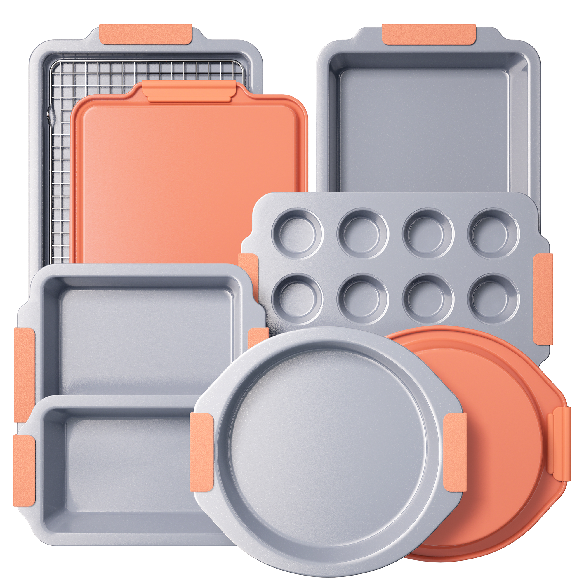 Ceramic Nonstick Bakeware Set (9-Piece)