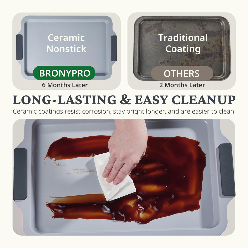 Ceramic Nonstick Bakeware Set (9-Piece)