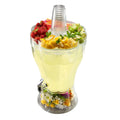 Break Resistant Tritan Beverage Dispenser with Ice Cone and Top Lid for Party Gathering