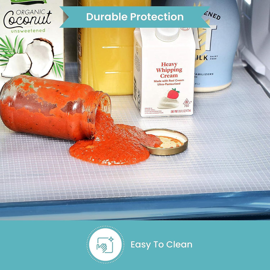 Non-Slip Easy Tear Shelf Liner 17.7"x47.2", Non Adhesive Waterproof Drawer Cabinet Protector Mat