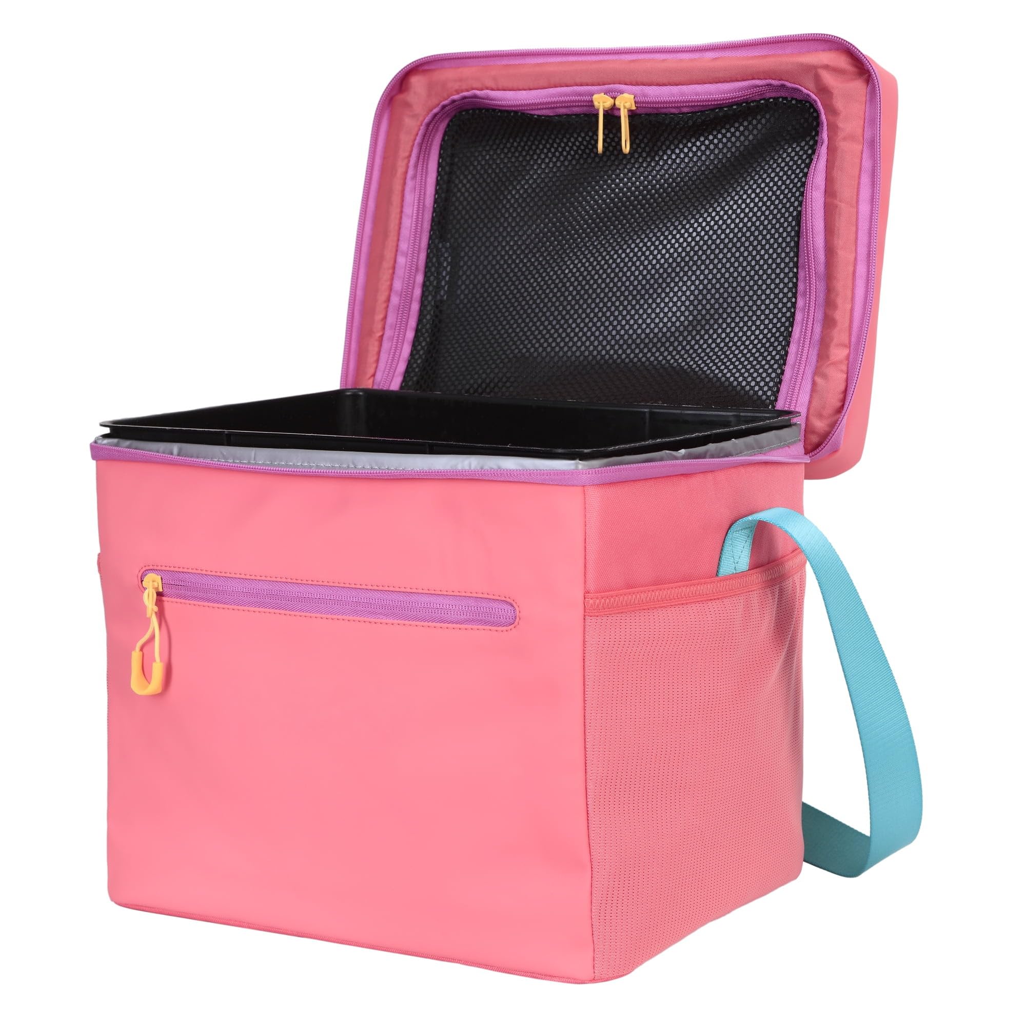 12 Can Portable Insulated Cooler Bag with Removable Hard Liner, Small Soft Cooler for Beach Camping Lunch