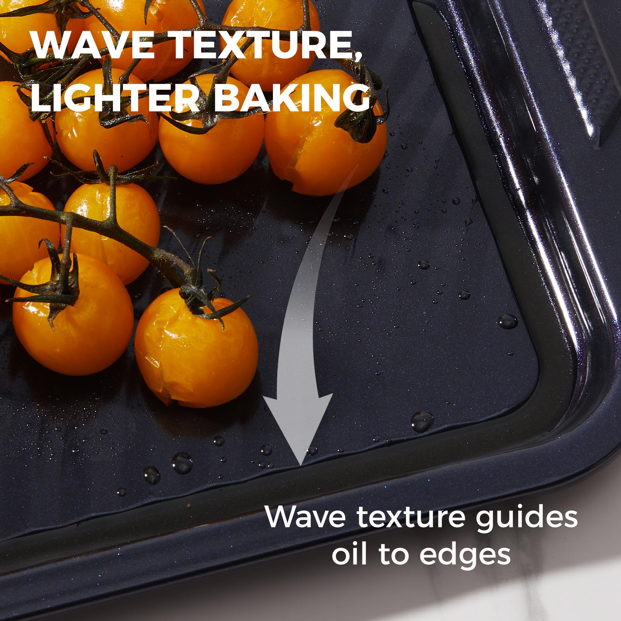 Wave Texture Nonstick Bakeware Set (9-Piece)